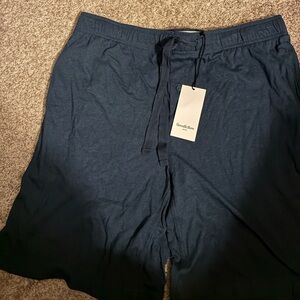 NWT! Mens PJ Shorts with pockets. Goodfellow, Navy. Size Large